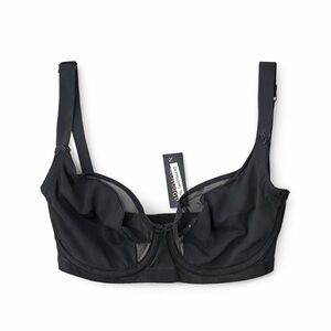 Addictive Black Mesh Underwire Bra – Size 30G – NWT